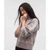 Lululemon Merino Wool Half Zip  Slnsh Collection From Afar Knit Jacquard Sheer Oak Muli