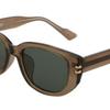 Bold sunglasses, kitsch look, Southeast Asian leopard horn-rimmed glasses
