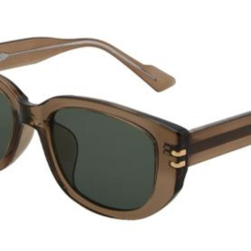 Bold sunglasses, kitsch look, Southeast Asian leopard horn-rimmed glasses