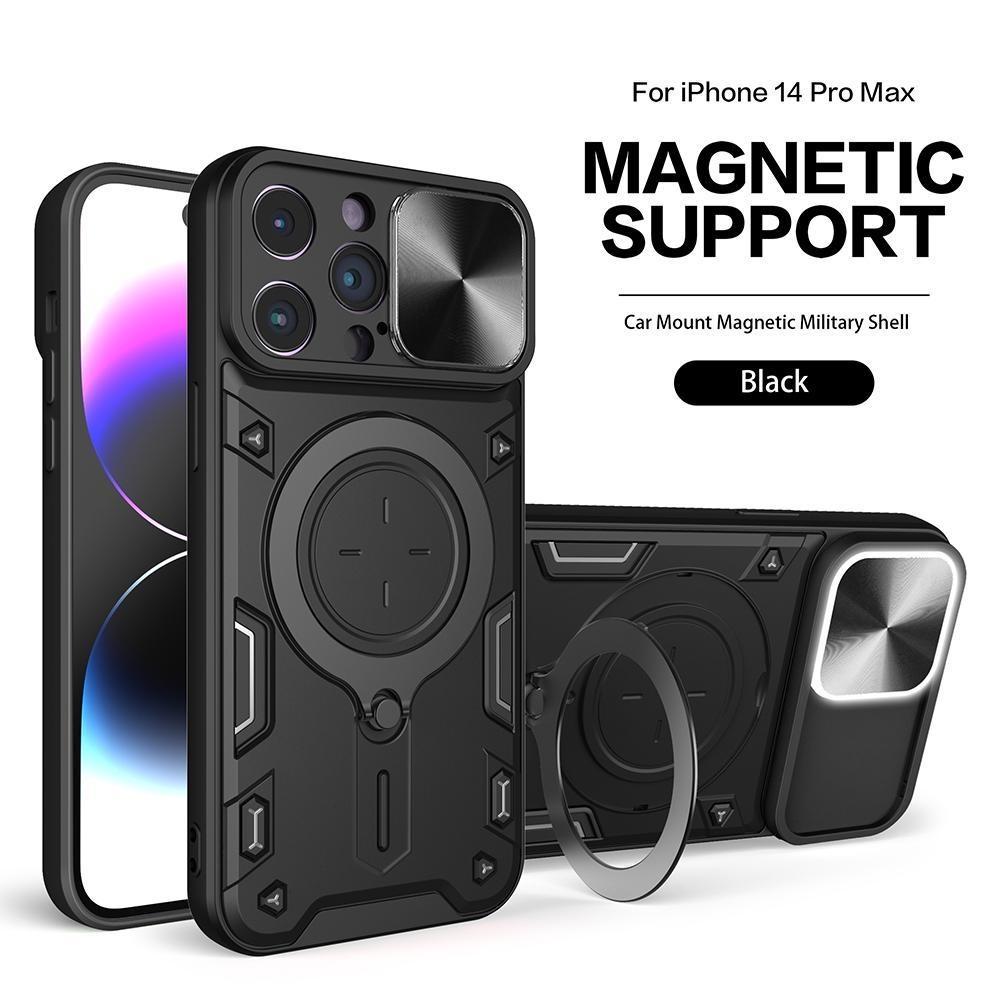 360° rotace s magnetickým kroužkem, stojánek, ochrana objektivu, pancéřové pouzdro pro iPhone 15 14Plus 13 12 11Pro Max pro Samsung S24 S23 S22 S21 S20 Ultra Plus A05 A14 A54