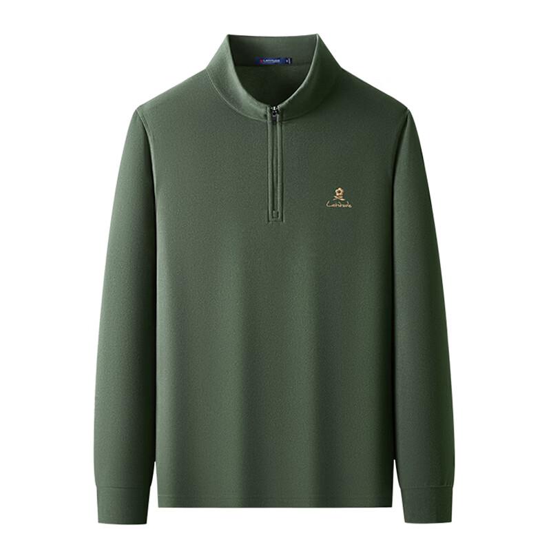 Montagut Men's Anti-Static & Antibacterial Long-Sleeve Thermal Mock Neck T-Shirt