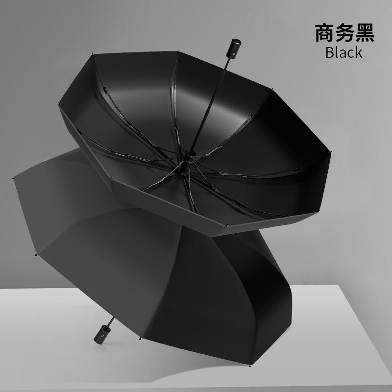 Business oversized reverse folding umbrella thickened and enlarged men's sun umbrella anti-ultraviolet women's sunshade hot-selling umbrella equipment