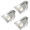 3Pcs NonWoven Fabric Shoes Storage Bag Travel Dust Proof Shoe Bag for Household Storage(M Size