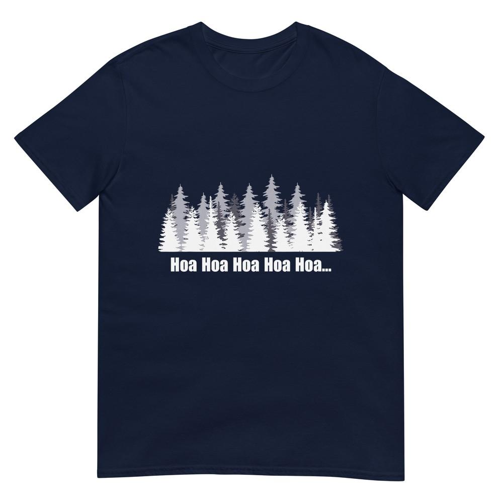 Vintage Hoa Hoa Hoa Hoa Hoa Cozy Season Twilight Pine Forest Tshirt S