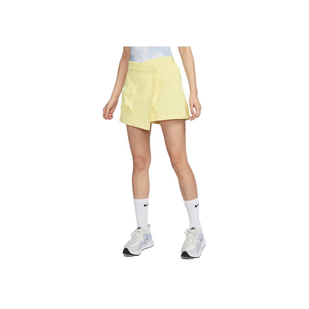 New Nike SPORTSWEAR TECH PACK Casual Short Skirts Women's Light Lemon DV8492-706