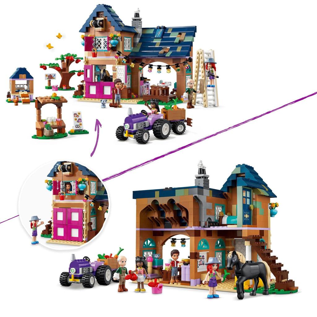 LEGO Friends Organic Farm 41721 - Spielzeugbaustein, Geschenk, Puppe, Rollenspiel, Mädchen, ab 7 Jahren