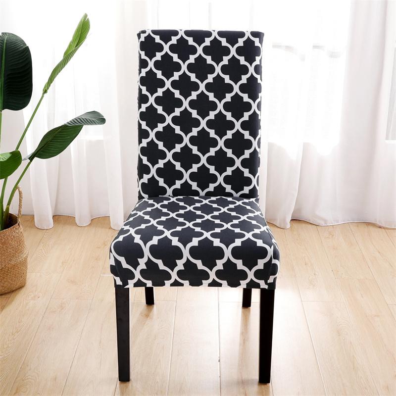 Stretch Spandex Dining Chair Cover Elastic Slipcover For Kitchen Hotel Home Decor Universal Fit Seat Protector