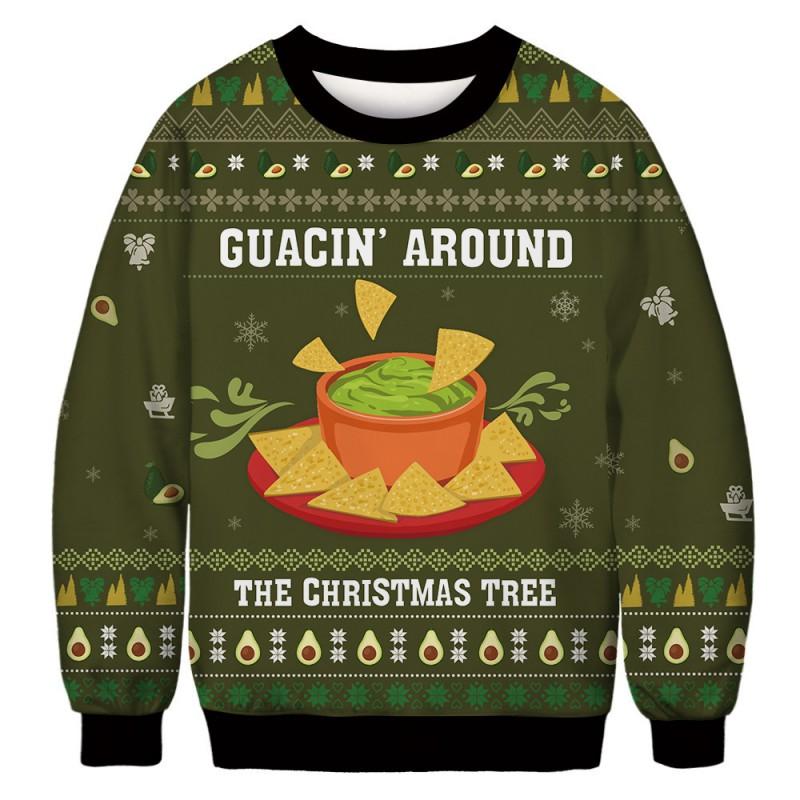 Grinch Christmas Cartoon Hoodie Unisex Long Sleeve Crewneck Sweatshirt Teens Casual Print Top