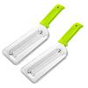 2Pcs Onion Slicer Stainless Steel Cabbage Shredder Safe Grip Vegetable Slicer for Sugarcane Potatoes Coleslaw
