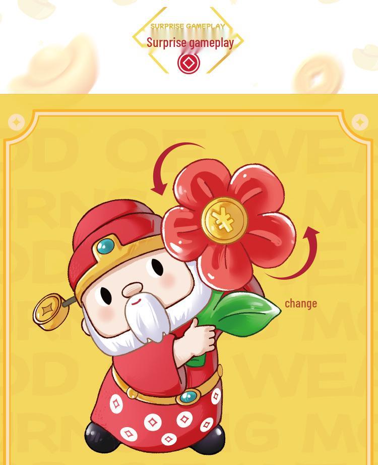 God of Wealth Blind Box: Creative Resin Desktop Ornament in Multiple Styles