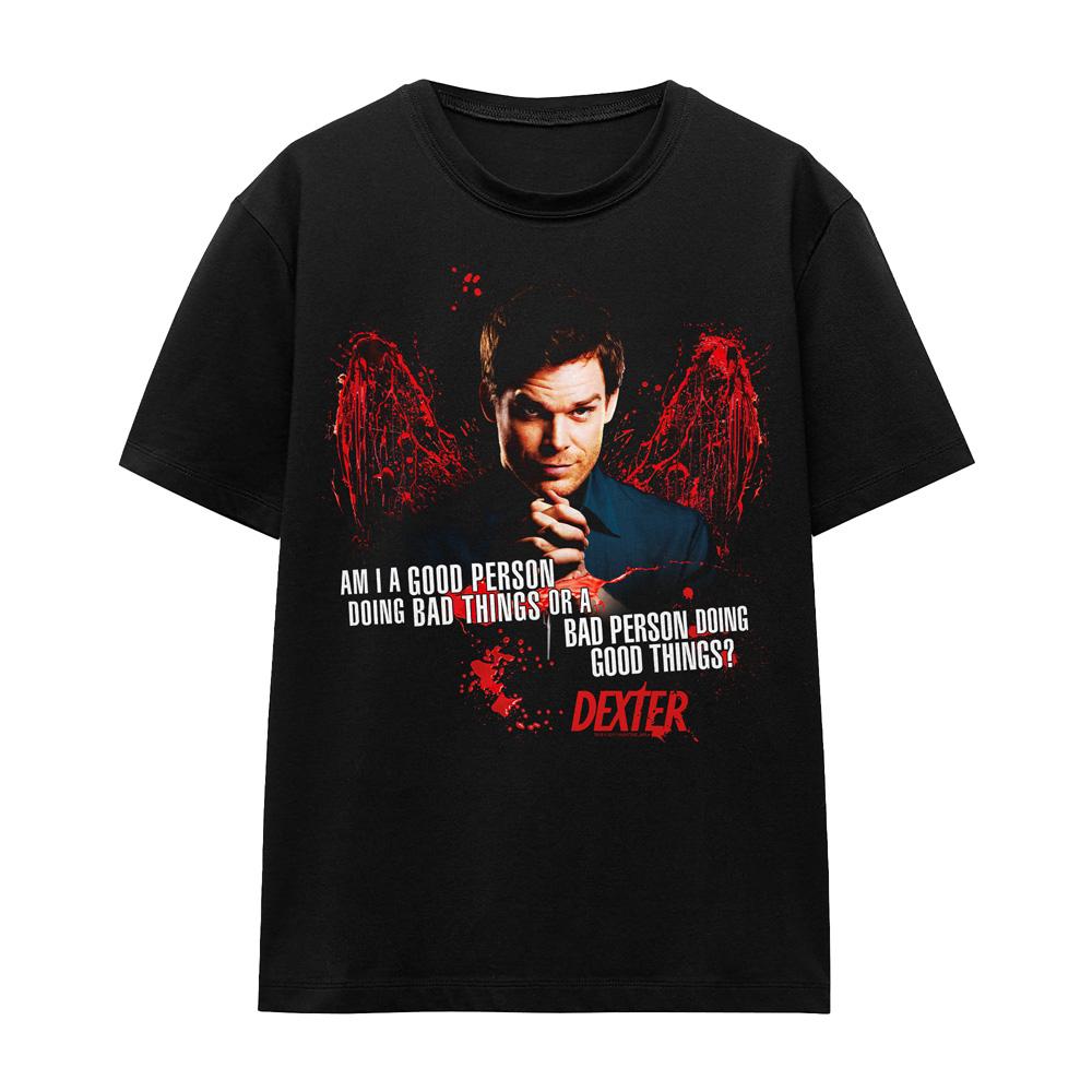 Dexter Unisex Adult Good Bad T-Shirt