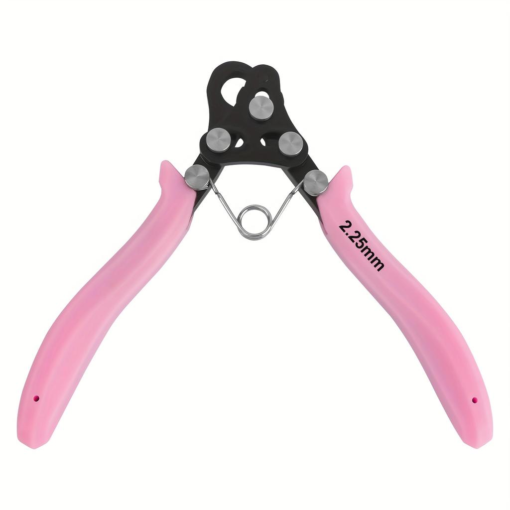 1 Pack Pink Metal Wire Looping Pliers -1.5mm/2.25mm/3mm, DIY Jewelry Making, Earring Studs, Copper Wire Bending Tool