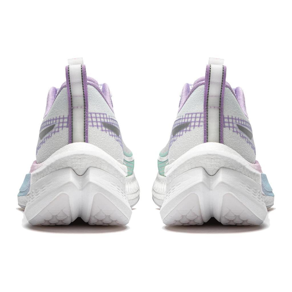 New LiNing Red Hare 7 Pro Cushioning, Slip Resistant, Lightweight Low Top Sprint Running Shoes Men's White Purple ARPV025-6