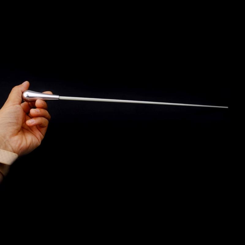 Symphonies Band Conducting Batons Professional Metal Conductors Batons Wand with Metal Handle Orchestra Conducting Stick