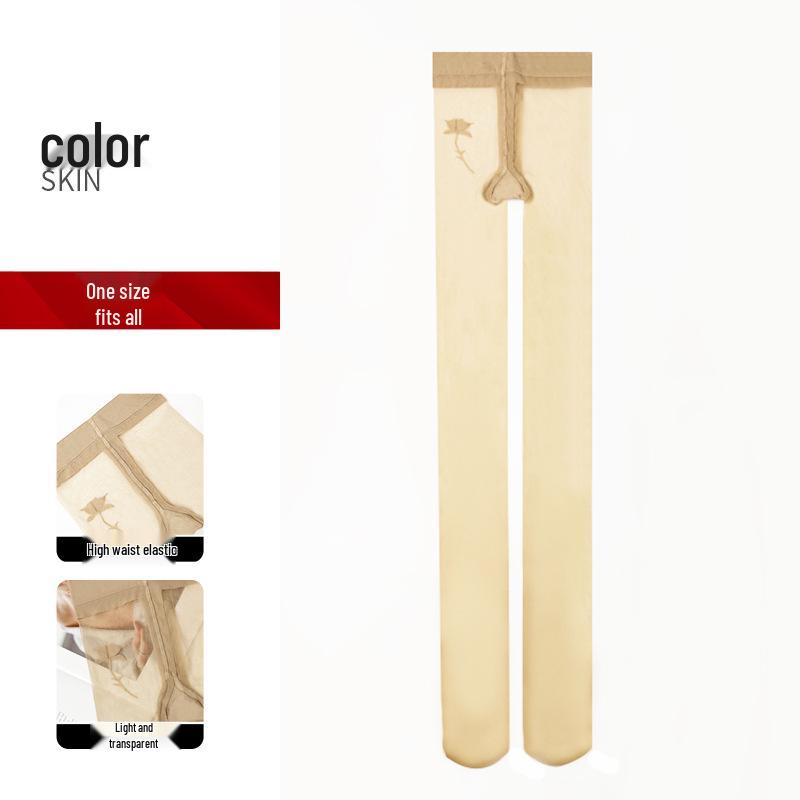 "Women's Red Pepper Summer Stockings: Thin Anti-Snag Silk Pantyhose for Shaping and Beautiful Legs"