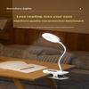 Rechargeable Clip On Led Desk Lamp Flexible Gooseneck Eye Caring Flicker Free For Study Home Office Dorm Reading Work