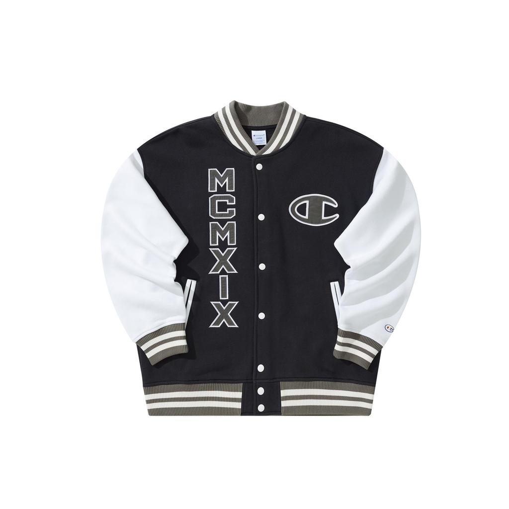 Champion Action Style Collection, Champion Letter Fleece Lined Jacket Sports Baseball Jacket Japan Version Unisex C3-Q010