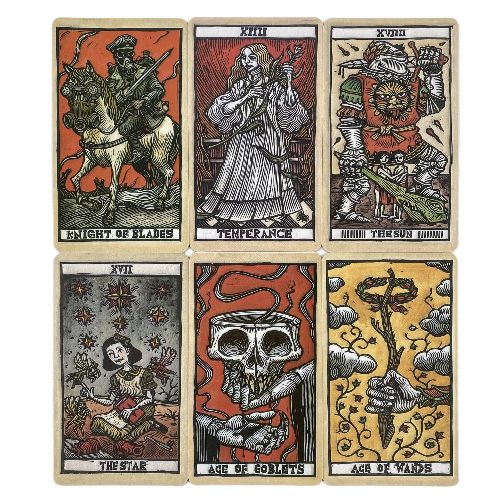 Del Toro Tarot Deck Cards Family Holiday Party Playing Oracle Visions Board Games Props