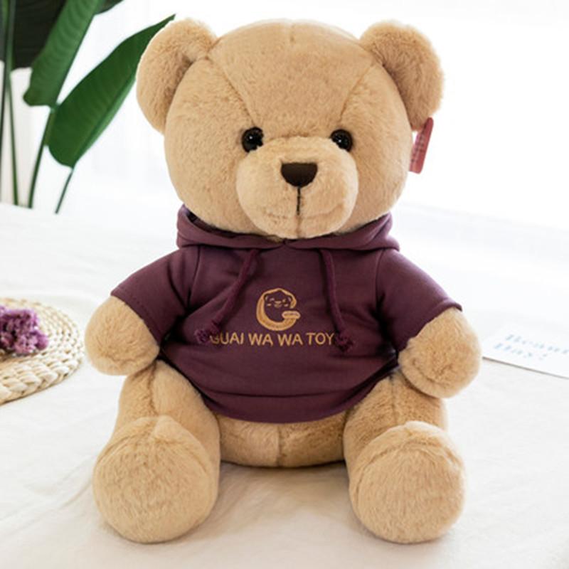 Pulover drăguț ursuleț de pluș jucărie păpușă urs de îmbrățișat păpușă fată păpușă de cârpă cadou de ziua de naștere urs cuplu