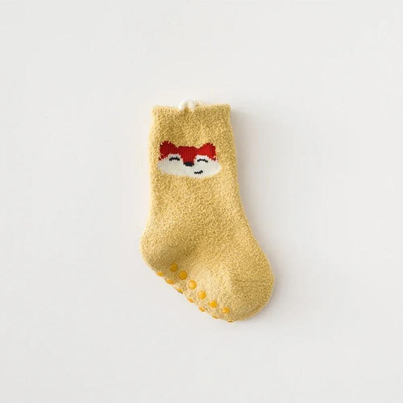 Jesień Zima Grube Ciepłe Rajstopy Dziecięce Super Miękkie Skarpetki Średniej Długości do Połowy Łydki dla Noworodka Niemowlaka Małego Dziecka Chłopca Dziewczynki Długie Skarpetki