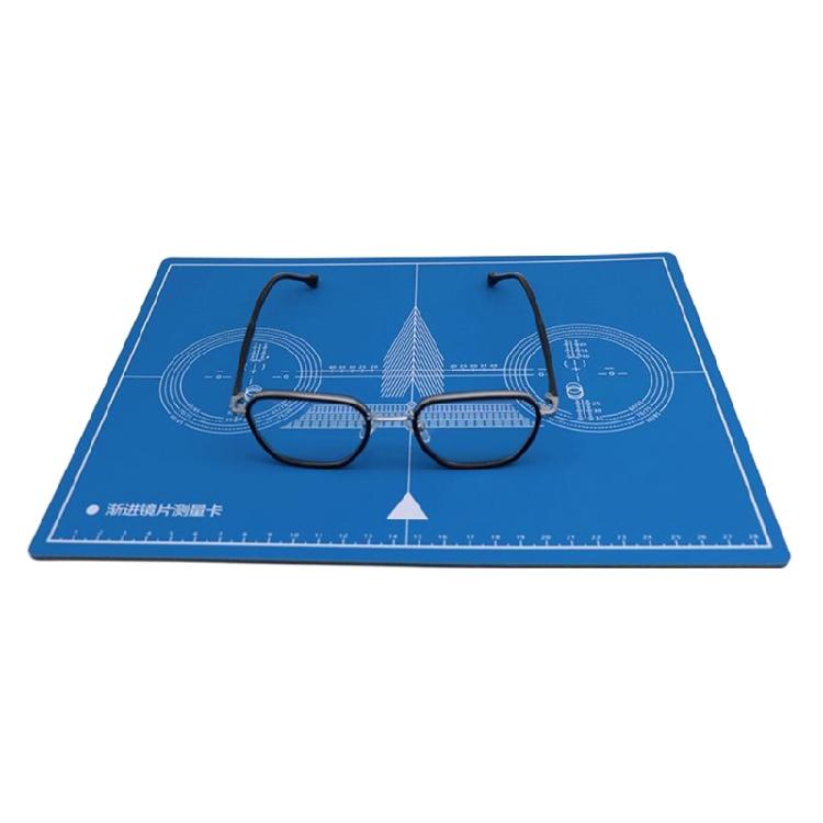 Dual-Sided Eyeglasses Test Pad Glasses Lesss Diameter/Glasses Frame Measure Pad