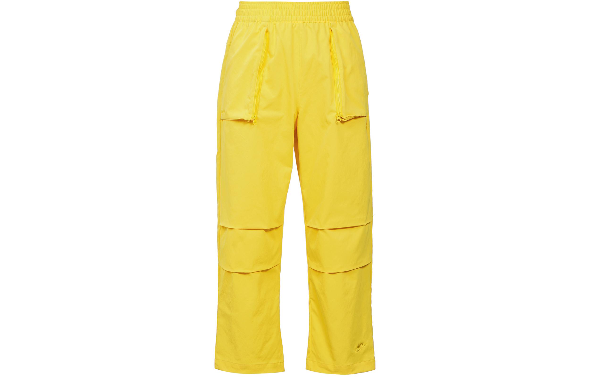 Nike Casual Pants Women s Yellow Moderate Wide Leg Pants DQ6660-719 S