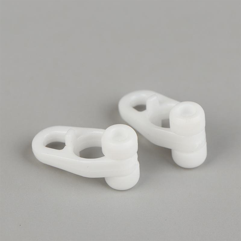 50 Stück Leichte Gardinenschienen-Gleitradhaken Typ Universal Gerade Schiene Gebogene Schiene Schieber Gardinenhakenring