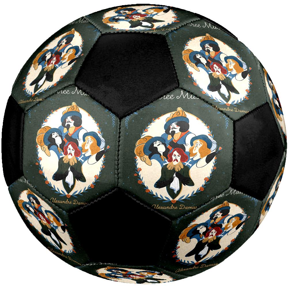 The Three Musketeers Theme Size 5 Soccer Ball, Suitable for Both Indoor and Outdoor Matches, a Gift Suitable for Everyone.