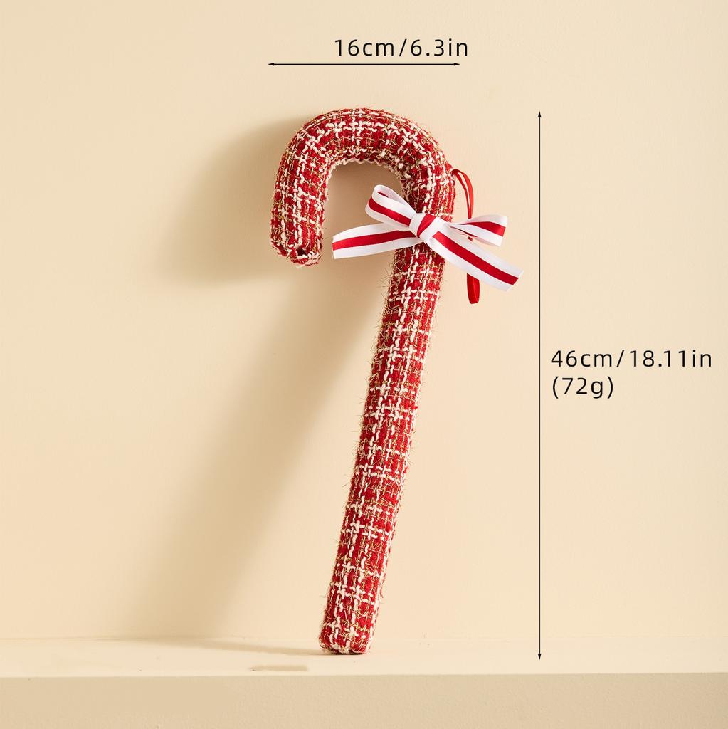 Christmas Decoration Red And White Candy Cane Grid Hot Air Balloon Xmas Tree Hanging Pendant Christmas New Year Party Ornament