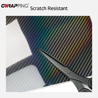 Carbon Fiber Vinyl Film High Gloss Laser Black Motorcycle DIY Stickers Effect Wrap Sticker for Car Motorcycle Body Accessories