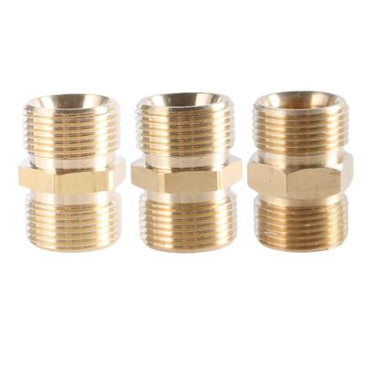 Connecteur Adaptateur d'Extension de Tuyau de Lave-Linge Haute Pression, Adaptateur Mâle M22-15mm M22-14mm, Raccord Laiton Mâle M22-14 vers 15MM