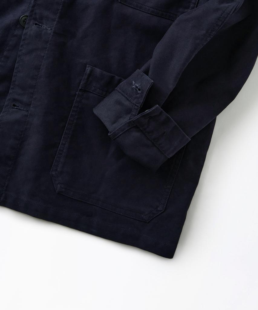 OUTSTANDING [Mut Lab] Moleskin French Work Jacket_D.Navy