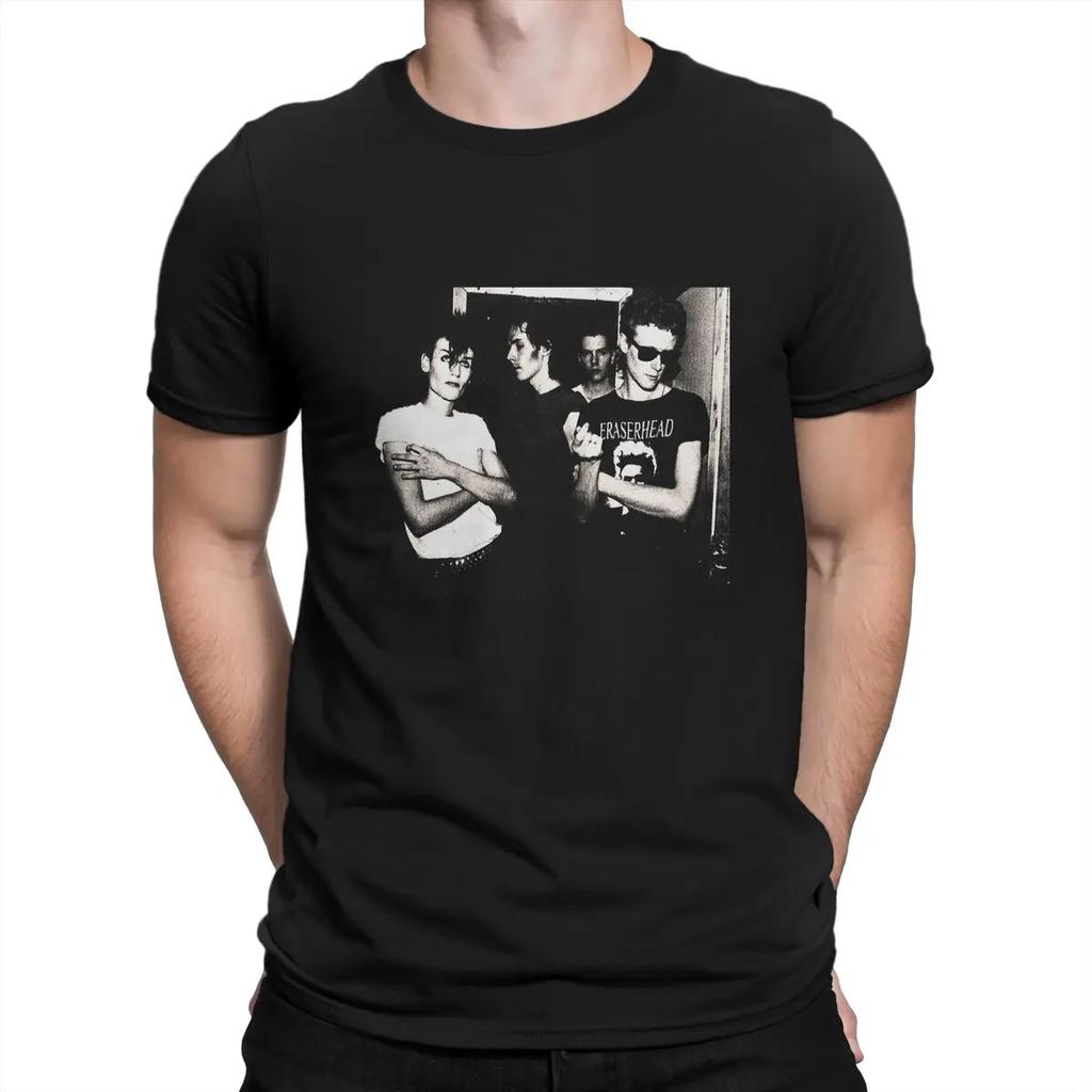 Maglietta da Uomo Band Rock Post Punk Britannica Bauhaus Vestiti in Puro Cotone Magliette Uniche a Manica Corta Girocollo Nuovi Arrivi Magliette