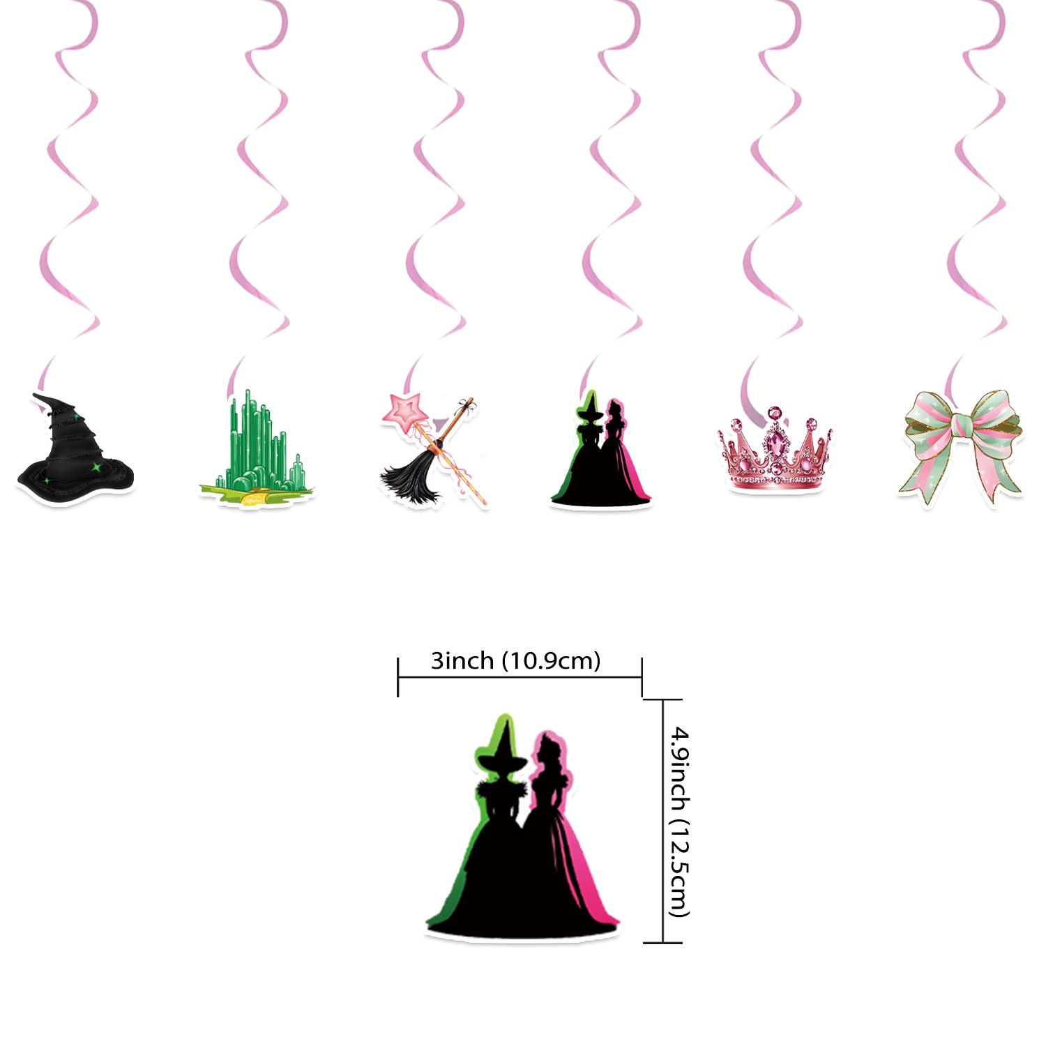 In Stock Magic Witch Festival Birthday Party Decor Set: Banner, Balloons, and Cake Toppers