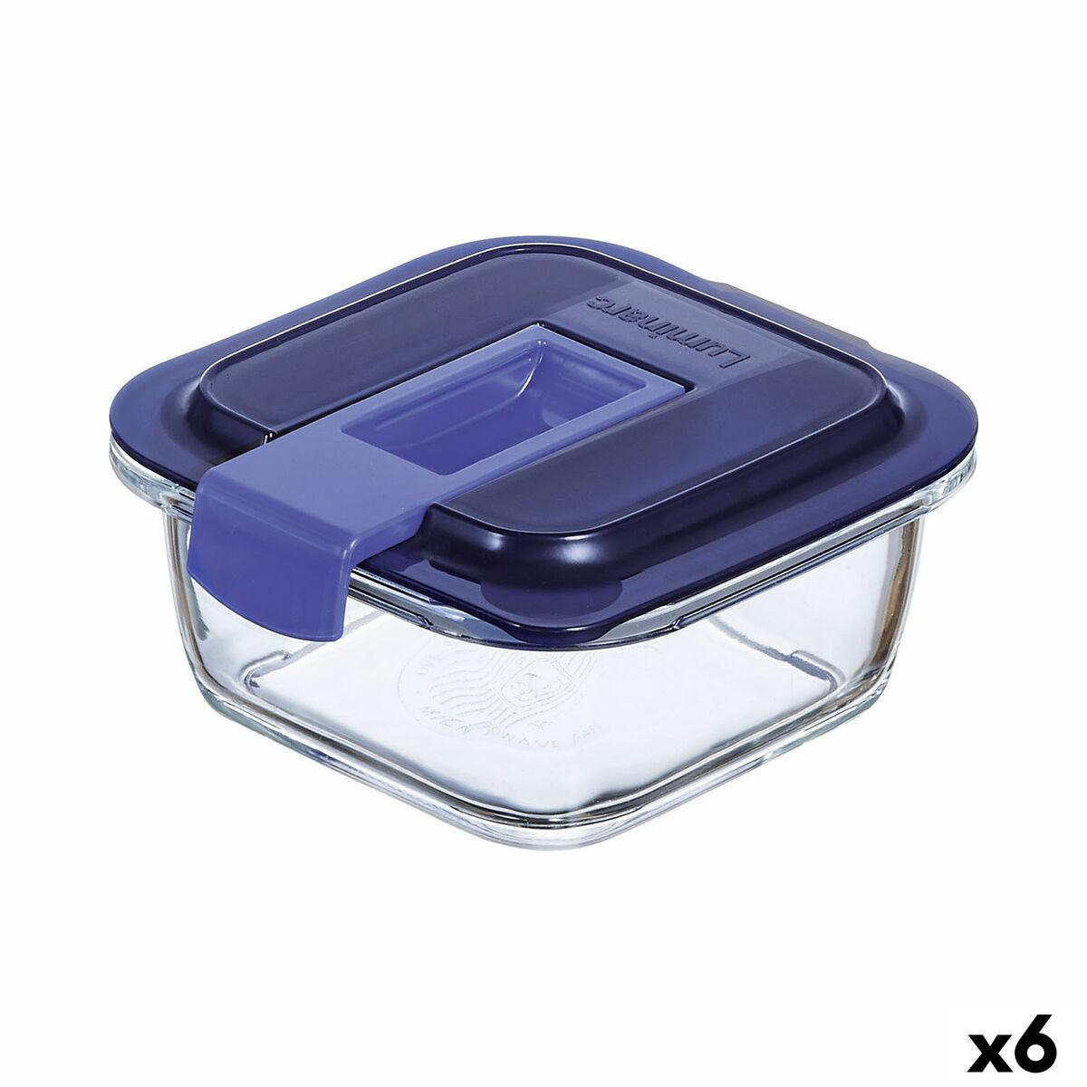 

Luminarc Easy Box Герметичный ланч-бокс, синее стекло (380мл) (6 единиц)
