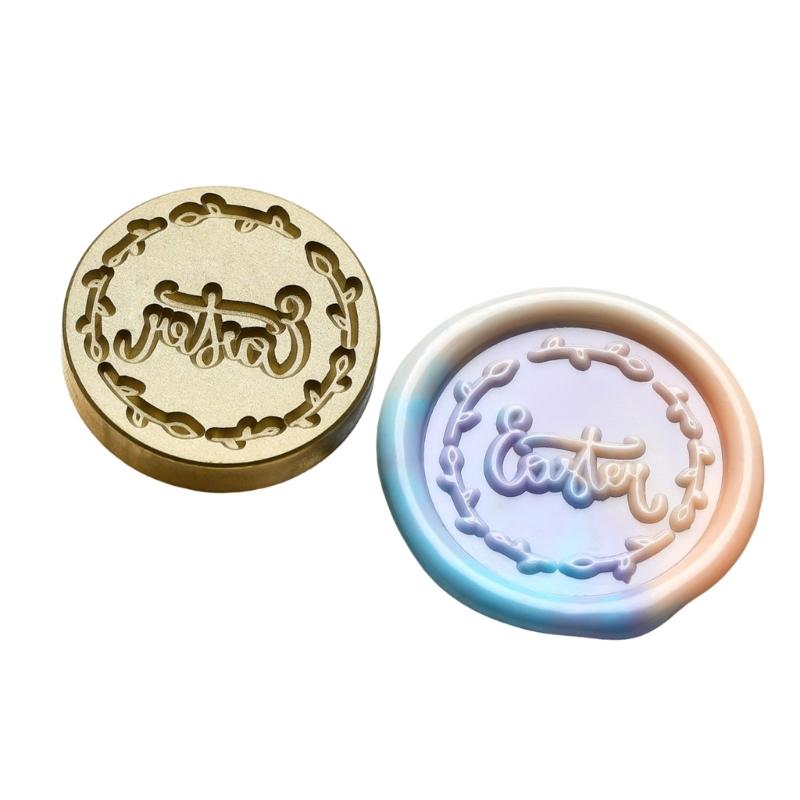 Easter Pattern Wax Stamp Head Replacement for Sealing Envelope Invitation Gift Cards Easter Greeting Card