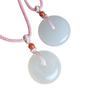 Xinjiang Mutton Fat Hetian Jade Ping An Kou Pendant – Fine Texture, Warm & High-Density Jade.