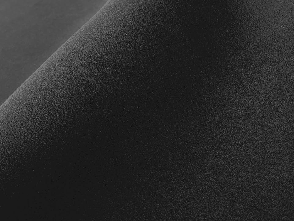 Nuno100sen x Premium Artificial Solid Made in Japan [150 44cm] Suede-Like Fabric, Leather, Color, [Black]