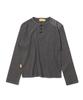 MAINBOOTH Washed Henley T-Shirt(Charcoal)