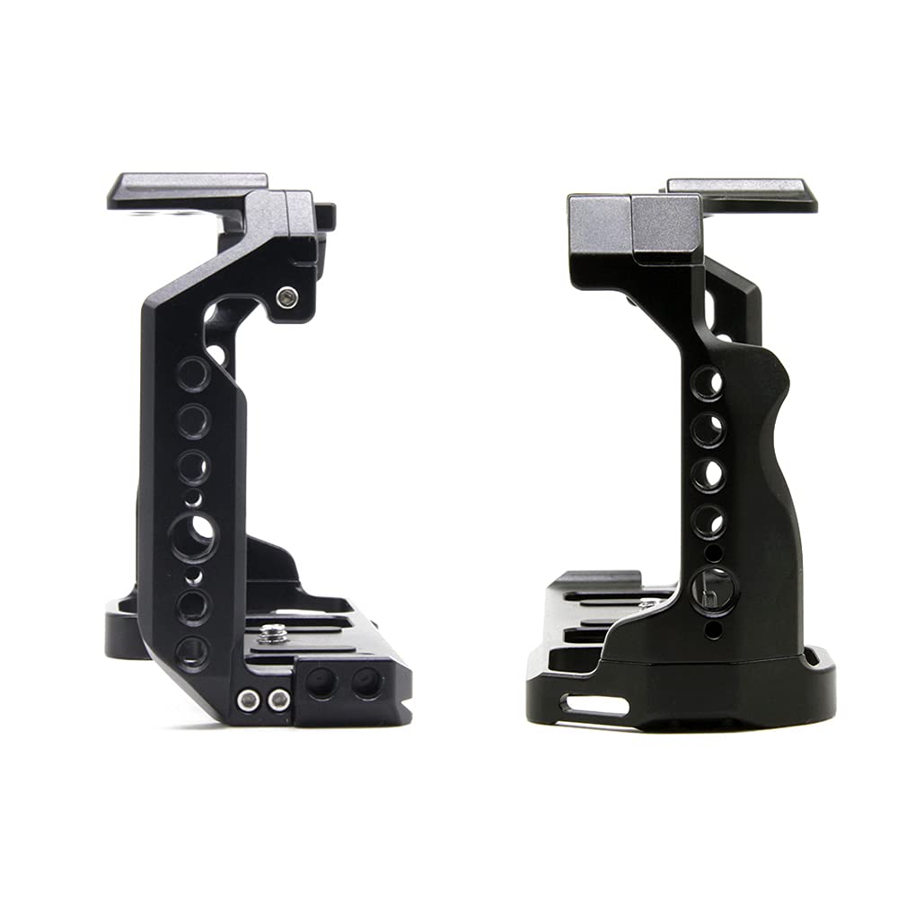 SIUTATDSH Camera Cage for Nikon and Z7ii Super Cold Shoe Arri Compatible Screw and Arca Plate Z5, Z6, Z7, Z6ii, Cameras, Expandable, Built-in Mount,