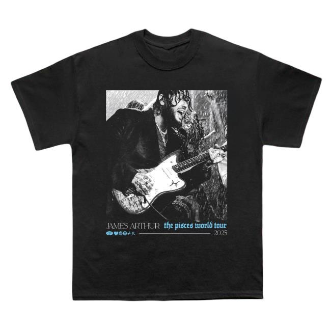 James Arthur The Pisces World Tour 2025 T-shirt Size S-3XL Unisex T-Shirt XXL