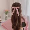 Korean Style  Fabric Hair Bow Hairpin For Women Girls Ribbon Hair Clips Bowknot Spring Clip Female Hair Accessories