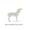 Realistische Wilde Dieren Arctische Wolf Buidelwolf Gorgonops Manenwolf Model Actiefiguren Jungle Bos Dier Speelgoed voor Kinderen
