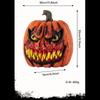 Maschera di Zucca Integrale Copricapo di Zucca di Halloween Maschera di Zucca Traspirante Integrale per Donne Uomini Cosplay di Halloween