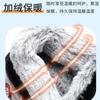 Winter New Couple Leather Cotton Shoes Piled Thickened Waterproof Dad Cotton Boots Mom Shoes Men's and Women's Snow Boots