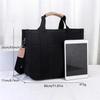 Thickened Canvas Tote Bag, Multi Functial Single Shoulder Crossbody Bag, Large Capacity Handbag with Multi-layer Storage Bag