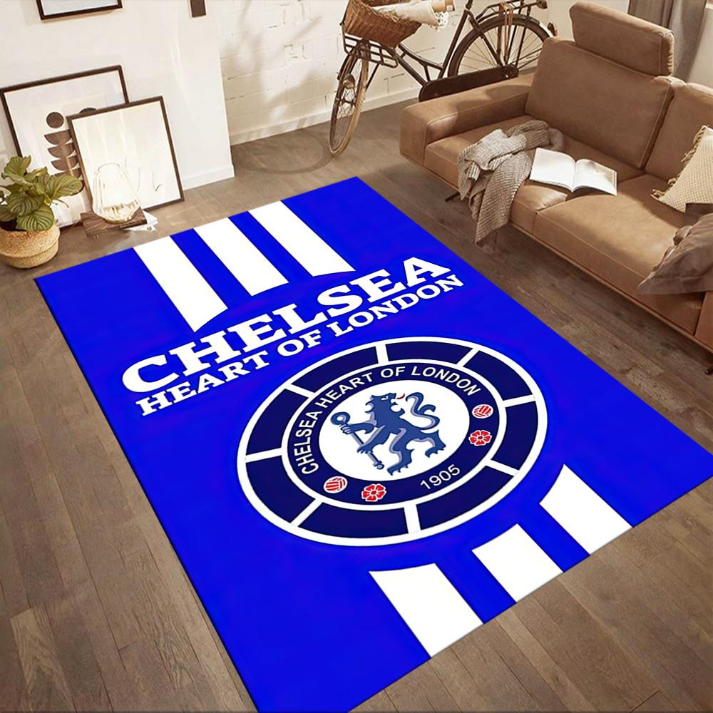 Chelsea Football Club Fans Square Rugs Are a Great Choice for Living Rooms, Bedrooms, Home Décor, and As Gifts.