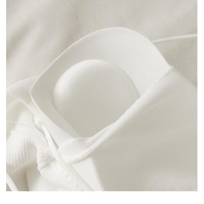 Summer Hollow Out Bras Backless Inner Tops For Women Sexy Push Up Bras Long Underwear Girls Lingerie Solid Simple Tank Tops