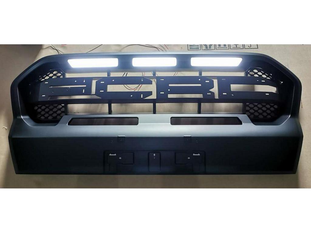 2018-2021 Ford Ranger T8 Grille: High/Low Configuration for Modified Front Face