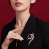 High-end Brooches Full of Diamonds, Elegant Suit Coats, Corsages, Fixed Clothes Pins